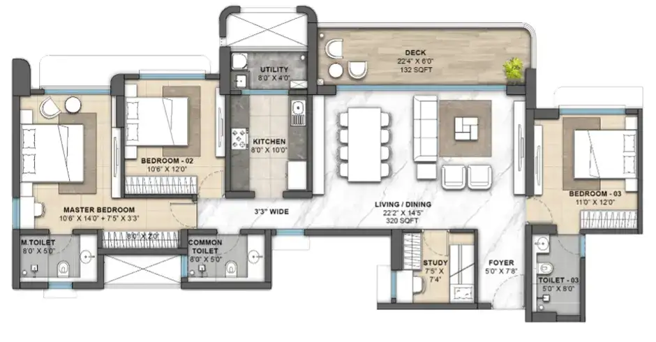 Lodha Thane West Floor Plans