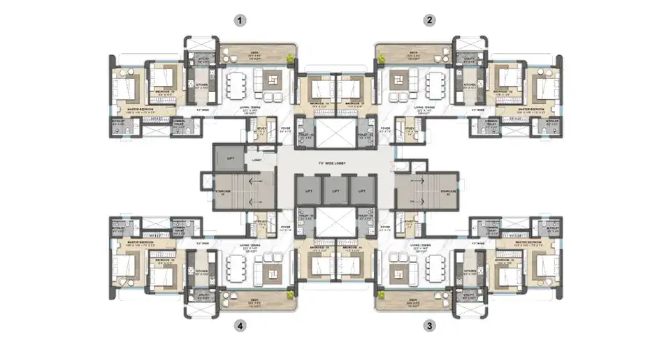 Lodha Thane West Floor Plans